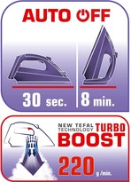 Thumbnail for your product : Tefal Ultimate Turbo Pro Anti Scale Iron