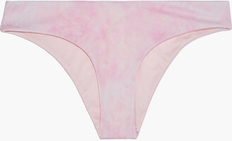 Onia Daisy Tie-dyed Low-rise Bikini Briefs