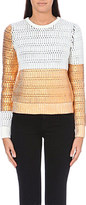 Thumbnail for your product : Kenzo Metallic block knitted jumper