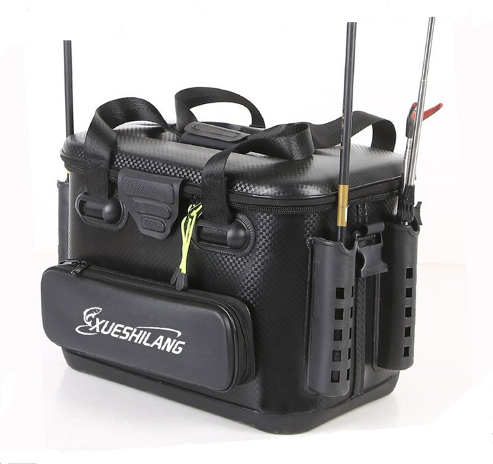 EVA Multifunction Fishing Bag Rod Bait Reel Fish Storage Bag Large Capacity Lure Live Fish Bucket Fishing Accessories Tackle Box