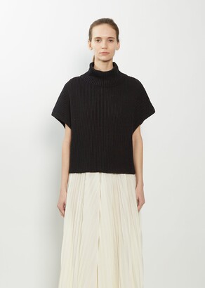 Dusan Sleeveless Linen Cashmere Turtleneck Sweater - ShopStyle