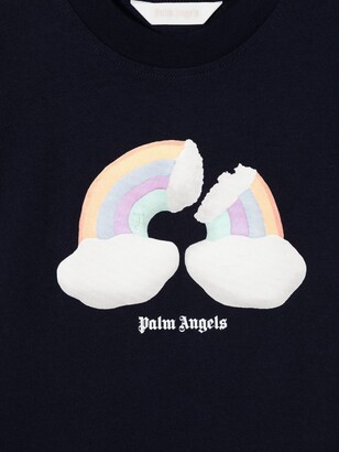 Palm Angels Kids rainbow-print T-shirt