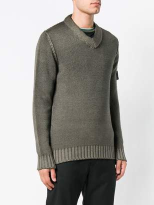 Stone Island v-neck sweater