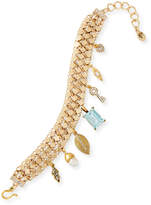 Thumbnail for your product : Sequin Mesh Link Charm Bracelet