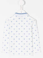 Thumbnail for your product : Versace long sleeve printed polo shirt