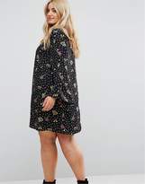 Thumbnail for your product : Alice & You Button Front Long Sleeve Swing Dress