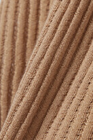 Thumbnail for your product : Gabriela Hearst Nevin Pointelle-knit Cashmere And Silk-blend Tank - Brown