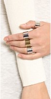 Thumbnail for your product : Maison Margiela Four Finger Rings