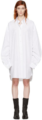 Maison Margiela White Oversized Shirt Dress