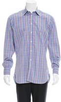 Thumbnail for your product : Turnbull & Asser Plaid Button-Up Shirt