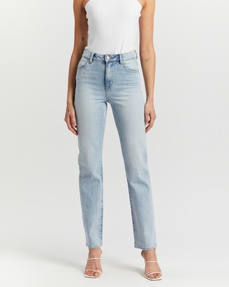 Neuw Women's Blue Straight - Marilyn Straight Jeans - Size 29 at The Iconic