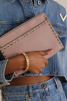 Thumbnail for your product : Valentino Garavani Rockstud Textured-leather Pouch