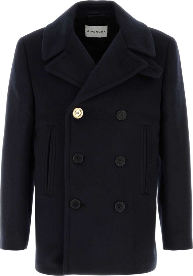 Givenchy Midnight Blue Wool Coat