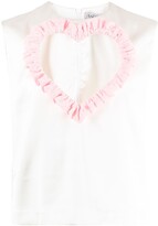 Thumbnail for your product : Ashley Williams Love Me cut-out heart top