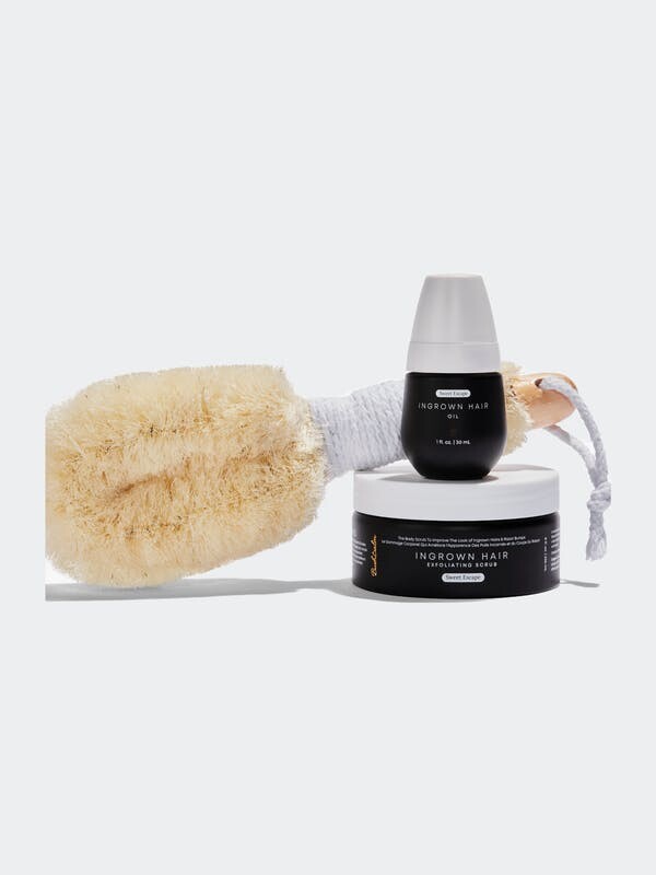 Bushbalm 3 Step Routine Ingrown Hairs, Bikini Bumps & KP ShopStyle Shaving Products