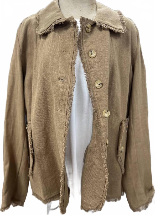 COCO + CARMEN Kimberly Shackett With Fringe In Taupe