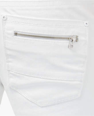 INC International Concepts Men's Moto White Wash Skinny Jeans, Only at Macy's