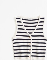Abercrombie & Fitch Button-Up Sweater Vest