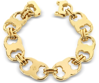 Tory Burch Gemini Gold Tone Link Bracelet