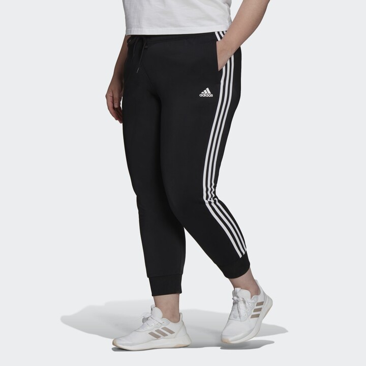 adidas Essentials Warm-Up Slim Tapered 3-Stripes Track Pants (Plus Size) -  ShopStyle
