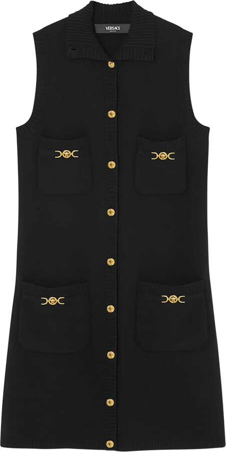 Versace Medusa '95 knit sleeveless dress