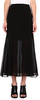 Thumbnail for your product : Theory Silk-blend midi skirt