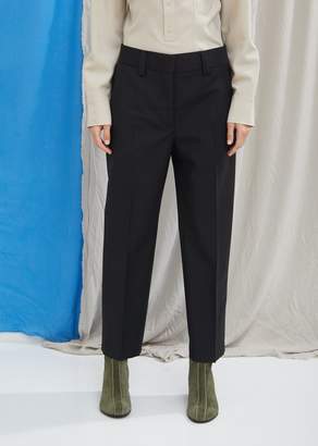 Acne Studios Wool Mohair Cropped Trousers