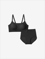 Thumbnail for your product : Tommy John Women's Comfort Smoothing Bra & Underwear Pack, Black
