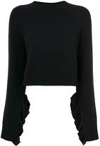 Thumbnail for your product : Helmut Lang ruffle sleeve jumper