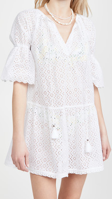 eyelet beach cover up