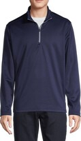 Thumbnail for your product : Perry Ellis 50+ UPF Fleece Half-Zip Pullover