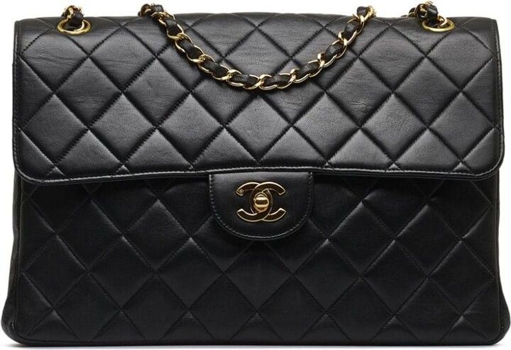 Chanel Pre Owned 1996-1997 Jumbo Classic Flap shoulder bag - ShopStyle