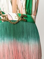 Thumbnail for your product : Elisabetta Franchi Fringed Halter Neck Dress
