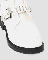 Thumbnail for your product : Missguided Double Buckle Cleated Sole Boots