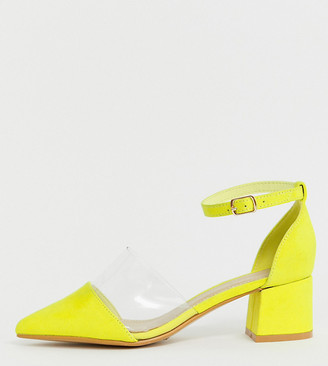 neon color heels