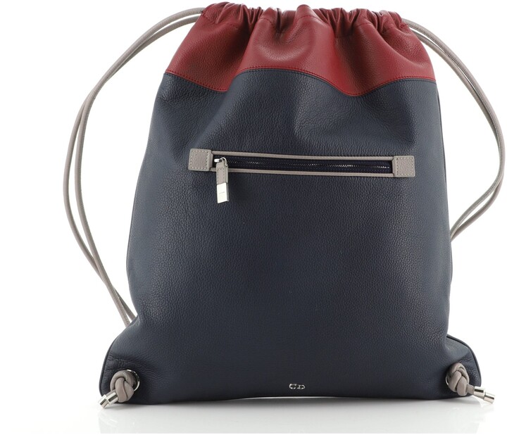 Dior Pre-owned Gallop Oblique Backpack - Blue