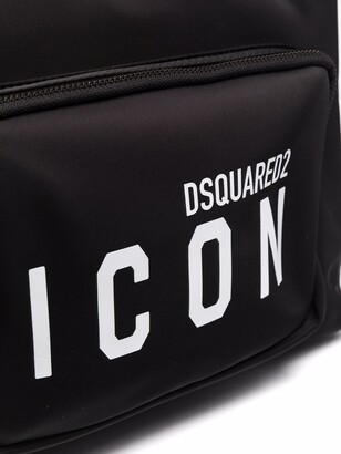 DSQUARED2 Logo-Print Luggage Bag