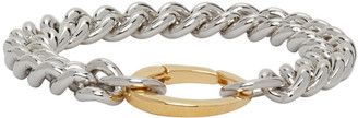 Laura Lombardi SSENSE Exclusive Silver and Gold Presa Bracelet