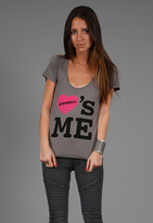 Thumbnail for your product : Singer22 Loves Me Scoop Neck Tee