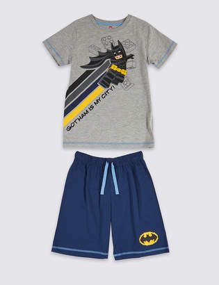 Marks and Spencer Lego BatmanTM Short Pyjamas (3-11 Years)