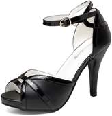 Thumbnail for your product : getmorebeauty Women's Peep Toes Buckle Dress Heeled Sandals