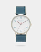 Thumbnail for your product : Ted Baker HANKT Leather strap watch