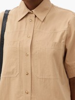 Thumbnail for your product : Lee Mathews May Patch-pocket Cotton-poplin Shirt - Beige