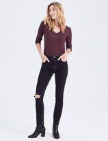 Thumbnail for your product : Abercrombie & Fitch High Rise Skinny Jeans (Black Destroy) Women's Jeans