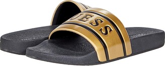 GUESS Etty (Gold Synthetic) Men's Shoes