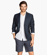 Thumbnail for your product : H&M Linen Blazer - Dark blue - Men