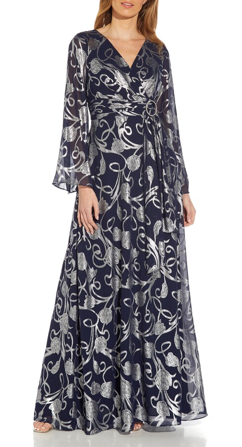 Adrianna Papell Chiffon Dress | Shop the world's largest 