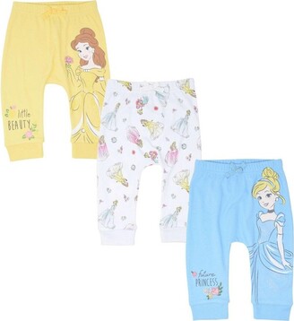 Disney Princess Belle Aurora Cinderella Infant Baby Girls 3 Pack Pants 12  Months - ShopStyle