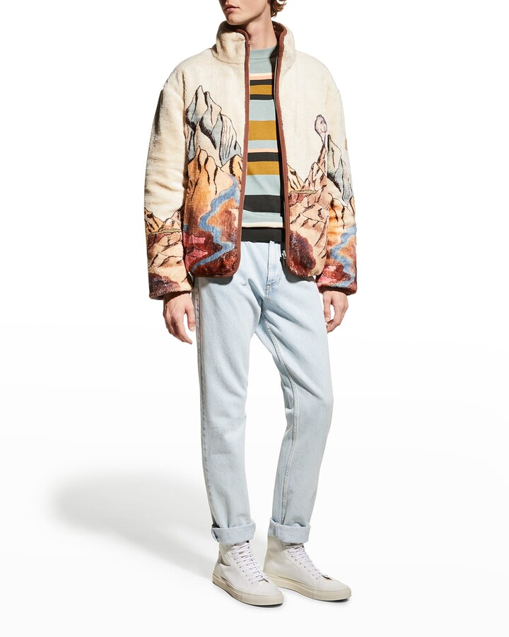 Printed Fleece Teddy Jacket - ShopStyle