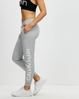 Thumbnail for your product : Calvin Klein Performance Performance - Women's Grey Sweatpants Logo Welt Pocket Full Length Joggers - Size L at The Iconic